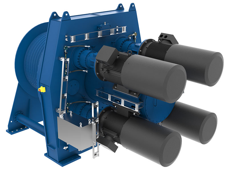 Siebenhaar has recently delivered fall pipe winches for Jan de Nul